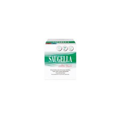 Saugella Cotton Touch Serviettes Hypoallergéniques - Pack de 14 - Publicité Saugella Cotton Touch Serviettes Hypoallergéniques - Pack de 14 - Publicité