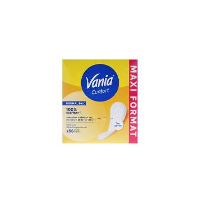 Vania Protégé-Slips Confort Sans Parfum X56 - Boîte 56 Protège-Slips - Publicité Vania Protégé-Slips Confort Sans Parfum X56 - Boîte 56 Protège-Slips - Publicité
