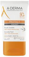 A-Derma Protect Fluide Invisile 50+ Pocket 30 ml - Tube 30 ml