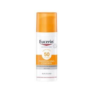 Eucerin Sun Protection Photoaging Control Anti-Âge Sun Fluide SPF50+ 50 ml - Flacon-Pompe 50 ml - Publicité Eucerin Sun Protection Photoaging Control Anti-Âge Sun Fluide SPF50+ 50 ml - Flacon-Pompe 50 ml - Publicité