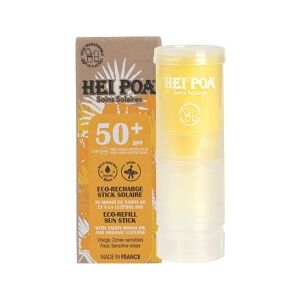Stick Solaire SPF50+ Hei Poa - Rechargeable & Sensible - Publicité Stick Solaire SPF50+ Hei Poa - Rechargeable & Sensible - Publicité