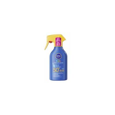 Nivea Sun Protect & Hydrate Kids 5en1 Solaire SPF50+ 250 ml - Flacon-Vaporisateur - Publicité Nivea Sun Protect & Hydrate Kids 5en1 Solaire SPF50+ 250 ml - Flacon-Vaporisateur - Publicité