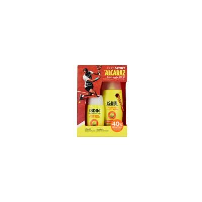 Isdin Fotoprotector Fusion Gel Solaire Sport SPF50 100 ml + Crème Solaire Fusion Water Magic SPF50 50 ml Edition Limitée By Alcaraz - Lot - Publicité Isdin Fotoprotector Fusion Gel Solaire Sport SPF50 100 ml + Crème Solaire Fusion Water Magic SPF50 50 ml Edition Limitée By Alcaraz - Lot - Publicité