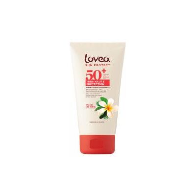 Lovea Sun Protect Crème Visage Hydratante Monoï de Tahiti SPF50+ 50 ml - Tube - Publicité Lovea Sun Protect Crème Visage Hydratante Monoï de Tahiti SPF50+ 50 ml - Tube - Publicité