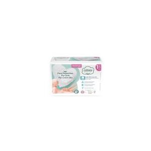 Cottony Couches avec du Coton Bio 27 Couches Taille 1 (2-5 kg) - Sachet 27 Couches