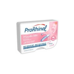 Prorhinel Mouche Bébé - Boîte 1 mouche bébé + 2 embouts - Publicité Prorhinel Mouche Bébé - Boîte 1 mouche bébé + 2 embouts - Publicité