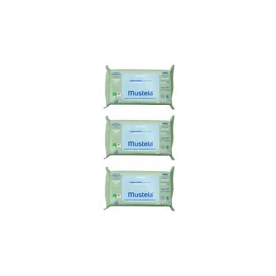 Mustela Lingettes Nettoyantes Compostables Sans Parfum Lot de 3 x 80 Lingettes - Lot 3 x 60 lingettes - Publicité Mustela Lingettes Nettoyantes Compostables Sans Parfum Lot de 3 x 80 Lingettes - Lot 3 x 60 lingettes - Publicité