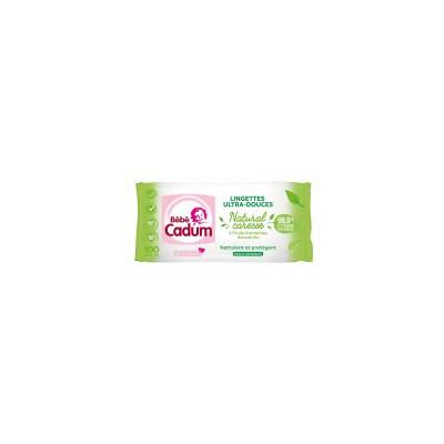 Bébé Cadum Lingettes Ultra Douces Peaux Sensibles 100 Unités - Paquet 100 lingettes - Publicité Bébé Cadum Lingettes Ultra Douces Peaux Sensibles 100 Unités - Paquet 100 lingettes - Publicité