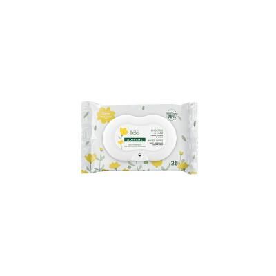 Klorane 25 Lingettes à L'Eau Bébé - Paquet - Publicité Klorane 25 Lingettes à L'Eau Bébé - Paquet - Publicité
