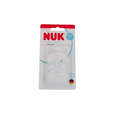 NUK First Choice 2 Tétines Perçage M Anti-Colique Dès 3 Mois - Blister - Publicité NUK First Choice 2 Tétines Perçage M Anti-Colique Dès 3 Mois - Blister - Publicité