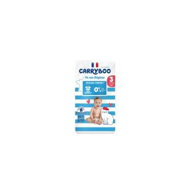 Carryboo De Nos Régions Couches Taille 3 (4-9 kg) 50 Unités - Paquet 50 couches - Publicité Carryboo De Nos Régions Couches Taille 3 (4-9 kg) 50 Unités - Paquet 50 couches - Publicité