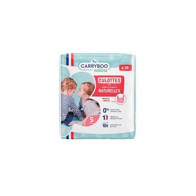 Culottes d'apprentissage naturelles Carryboo - Lot de 3x28 - Publicité Culottes d'apprentissage naturelles Carryboo - Lot de 3x28 - Publicité