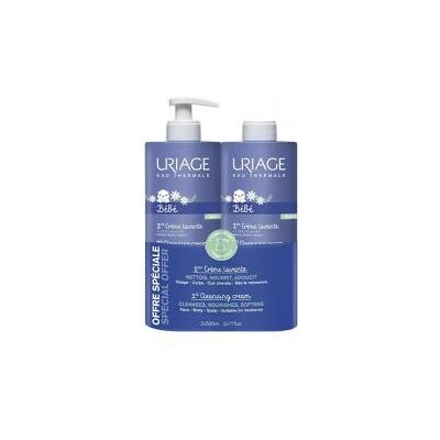 Uriage Bébé 1ère Crème Lavante Lot de 2 - Produit de soin bébé - Publicité Uriage Bébé 1ère Crème Lavante Lot de 2 - Produit de soin bébé - Publicité