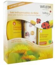 Weleda Coffret Bébé (Crème Pour le Change + Crème Lavante Corps & Cheveux) - Coffret 3 produits