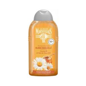 Le Petit Marseillais Shampooing Doux Blond Ensoleillée Camomille et Miel Bio - le Flacon de 250 ml - Flacon 250 ml