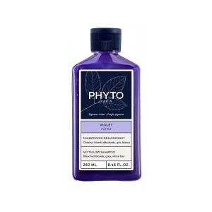 Phyto Shampooing Violet Déjaunissant - Cheveux Blonds Décolorés Gris Blancs - Flacon 250 ml - Flacon 250 ml