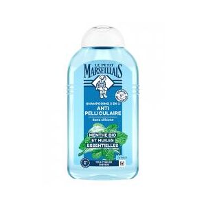 Le Petit Marseillais Shampooing Anti-Pelliculaire Infusion Huiles Essentielles et Menthe Bio - 250 ml - Flacon 250 ml