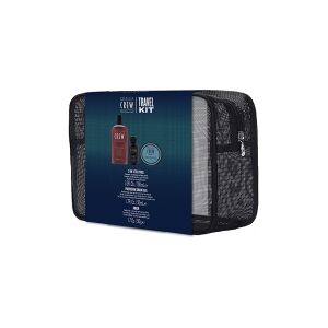 Kit de Voyage American Crew - Soins Cheveux & Corps pour Hommes - Publicité Kit de Voyage American Crew - Soins Cheveux & Corps pour Hommes - Publicité