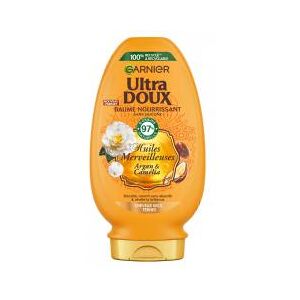 Garnier Ultra Doux Baume Nourrissant Cheveux Secs & Ternes 360 ML - Flacon - Publicité Garnier Ultra Doux Baume Nourrissant Cheveux Secs & Ternes 360 ML - Flacon - Publicité
