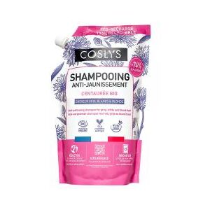 Recharge shampoing cheveux gris/blanc - Coslys - Publicité Recharge shampoing cheveux gris/blanc - Coslys - Publicité