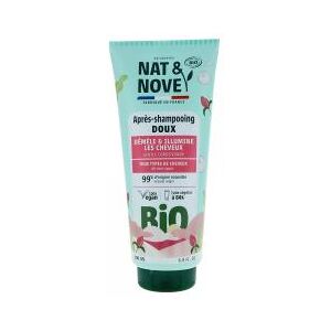Nat&Nove Bio 2en1 Après-Shampoing Doux Illumine & Démêle Bio 200 ml - Flacon 200 ml - Publicité Nat&Nove Bio 2en1 Après-Shampoing Doux Illumine & Démêle Bio 200 ml - Flacon 200 ml - Publicité