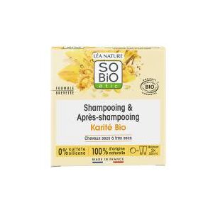 Léa Nature SO BIO étic shampoing & Après-Shampoing Karité Bio 65 Grammes - Pain 65 g - Publicité Léa Nature SO BIO étic shampoing & Après-Shampoing Karité Bio 65 Grammes - Pain 65 g - Publicité