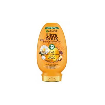 Garnier Ultra Doux Baume Nourrissant Cheveux Secs & Ternes 360 ML - Flacon - Publicité Garnier Ultra Doux Baume Nourrissant Cheveux Secs & Ternes 360 ML - Flacon - Publicité