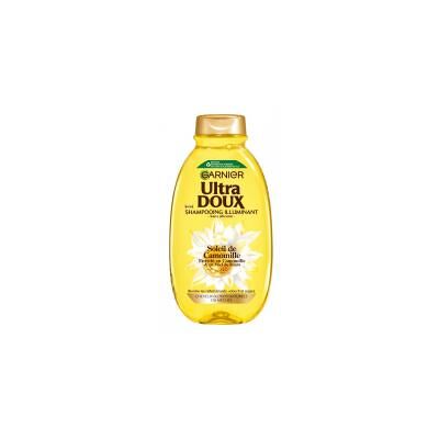 Garnier Ultra Doux Soleil de Camomille Shampooing Illuminant 400 ml - Flacon - Publicité Garnier Ultra Doux Soleil de Camomille Shampooing Illuminant 400 ml - Flacon - Publicité