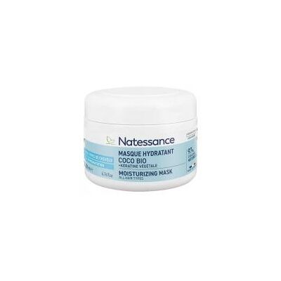 Natessance Masque Hydratant Kératine Végétale & Coco Bio 200 ml - Pot - Publicité Natessance Masque Hydratant Kératine Végétale & Coco Bio 200 ml - Pot - Publicité