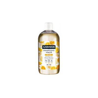 Gamarde Shampooing Vitalité Orange Cheveux Normaux - 500ml - Publicité Gamarde Shampooing Vitalité Orange Cheveux Normaux - 500ml - Publicité