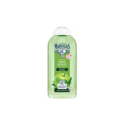 Le Petit Marseillais - Force & Éclat Pomme et Olivier - Shampooing - 300ml - Publicité Le Petit Marseillais - Force & Éclat Pomme et Olivier - Shampooing - 300ml - Publicité