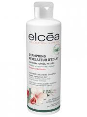 Elcéa Shampoing Révélateur d'Éclat Pour Cheveux Colorés Méchés 94% d'Ingrédients d'Origine Naturelle - Flacon 250 ml