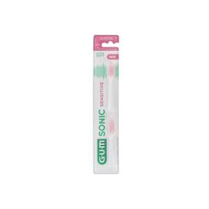 Gum Recharges Brosse à Dents Sonic Sensitive Par 2 - Blister 2 brossettes