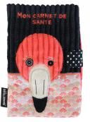 Les Déglingos Mon Carnet de Santé Flamingos Le Flamant Rose - Sachet 1 protège-carnet