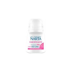 Narta Pure Efficacité Anti-Transpirant 48 H 50 ML - Flacon-Bille 50 ml - Publicité Narta Pure Efficacité Anti-Transpirant 48 H 50 ML - Flacon-Bille 50 ml - Publicité