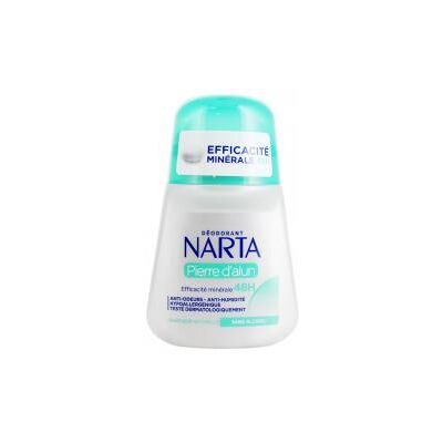 Narta Déodorant Pierre d'Alun 48 Heures 50 ML - Flacon-Bille 50 ml - Publicité Narta Déodorant Pierre d'Alun 48 Heures 50 ML - Flacon-Bille 50 ml - Publicité