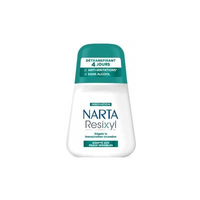 Narta Resixyl Détranspirant 4 Jours - Peaux Sensibles 50ML - Publicité Narta Resixyl Détranspirant 4 Jours - Peaux Sensibles 50ML - Publicité