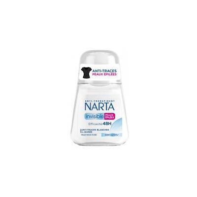 Narta Déodorant Anti-Transpirant Invisible 48 Heures Peaux Épilées 50 ML - Flacon-Bille 50 ml - Publicité Narta Déodorant Anti-Transpirant Invisible 48 Heures Peaux Épilées 50 ML - Flacon-Bille 50 ml - Publicité