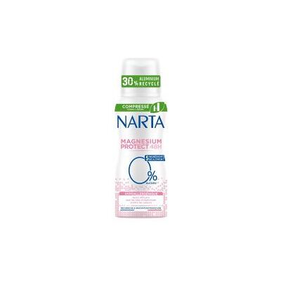 Narta Magnésium Protect Déodorant Hypoallergénique 48H Compressé 100 ML - Flacon-Aérosol 100 ml - Publicité Narta Magnésium Protect Déodorant Hypoallergénique 48H Compressé 100 ML - Flacon-Aérosol 100 ml - Publicité