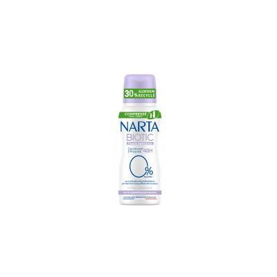 Narta Biotic Déodorant 48 Heures Peaux Sensibles 100 ML - Flacon-Aérosol 100 ml - Publicité Narta Biotic Déodorant 48 Heures Peaux Sensibles 100 ML - Flacon-Aérosol 100 ml - Publicité