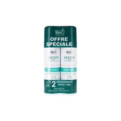Roc Keops Déodorant Spray Sec Lot de 2 X 150 ml - Lot 2 x 150 ml - Publicité Roc Keops Déodorant Spray Sec Lot de 2 X 150 ml - Lot 2 x 150 ml - Publicité