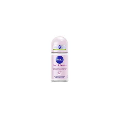 Nivea Pearl & Beauty Déodorant 72 H Anti-Transpirant Roll-On 50 ml - Flacon-Bille 50 ml - Publicité Nivea Pearl & Beauty Déodorant 72 H Anti-Transpirant Roll-On 50 ml - Flacon-Bille 50 ml - Publicité