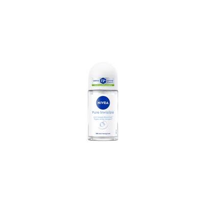 Nivea Déodorant Bille Anti‑Transpirant 72H Pure Invisible 50 ml - Flacon-Bille 50 ml - Publicité Nivea Déodorant Bille Anti‑Transpirant 72H Pure Invisible 50 ml - Flacon-Bille 50 ml - Publicité