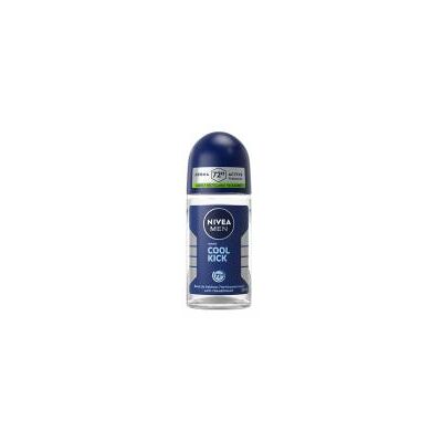 Nivea Cool Kick Déodorant 72H Anti-Transpirant Roll-On 50 ml - Flacon-Bille - Publicité Nivea Cool Kick Déodorant 72H Anti-Transpirant Roll-On 50 ml - Flacon-Bille - Publicité
