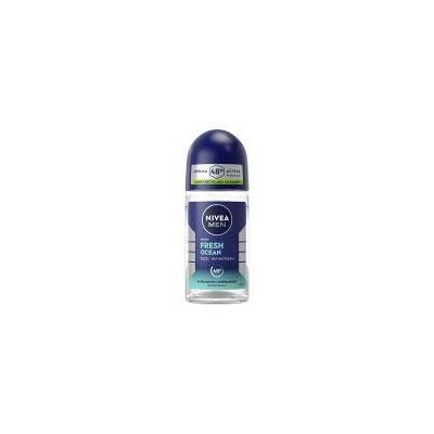 Nivea Déodorant Bille Homme Anti‑Transpirant 48H Fresh Océan 50 ml - Flacon-Bille 50 ml - Publicité Nivea Déodorant Bille Homme Anti‑Transpirant 48H Fresh Océan 50 ml - Flacon-Bille 50 ml - Publicité