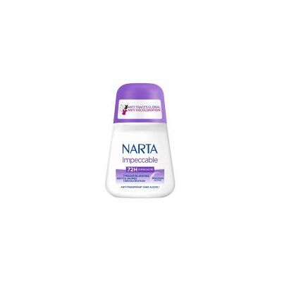 Narta Impeccable Anti-Transpirant 72H 50 ml - Flacon-Bille 50 ml - Publicité Narta Impeccable Anti-Transpirant 72H 50 ml - Flacon-Bille 50 ml - Publicité