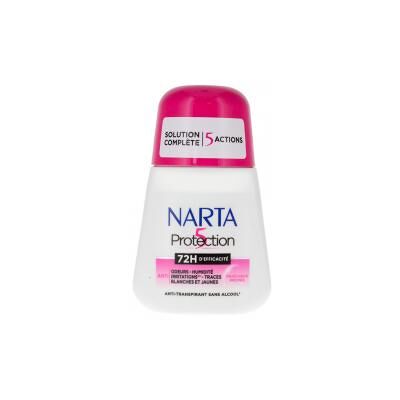 Narta Protection 5 Anti-Transpirant Déodorant 72H 50 ml - Flacon-Bille 50 ml - Publicité Narta Protection 5 Anti-Transpirant Déodorant 72H 50 ml - Flacon-Bille 50 ml - Publicité