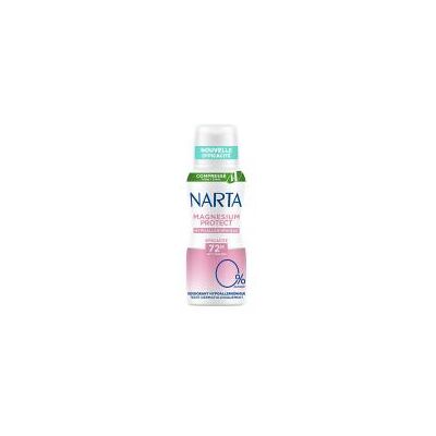 Narta Magnésium Protect Déodorant 72H Spray Compressé 100 ml - Flacon-Aérosol 100 ml - Publicité Narta Magnésium Protect Déodorant 72H Spray Compressé 100 ml - Flacon-Aérosol 100 ml - Publicité