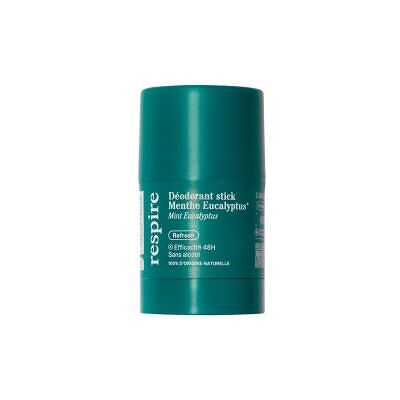 Respire Déodorant Stick Menthe Eucalyptus Bio 50g - Publicité Respire Déodorant Stick Menthe Eucalyptus Bio 50g - Publicité