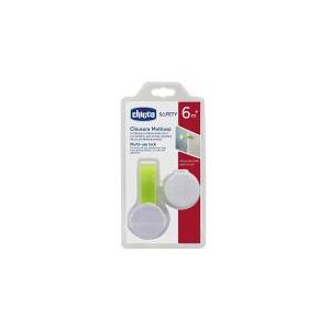 Chicco Fermeture Multifonction - Fixation Autocollante - Blister 2 clips + 1 ruban